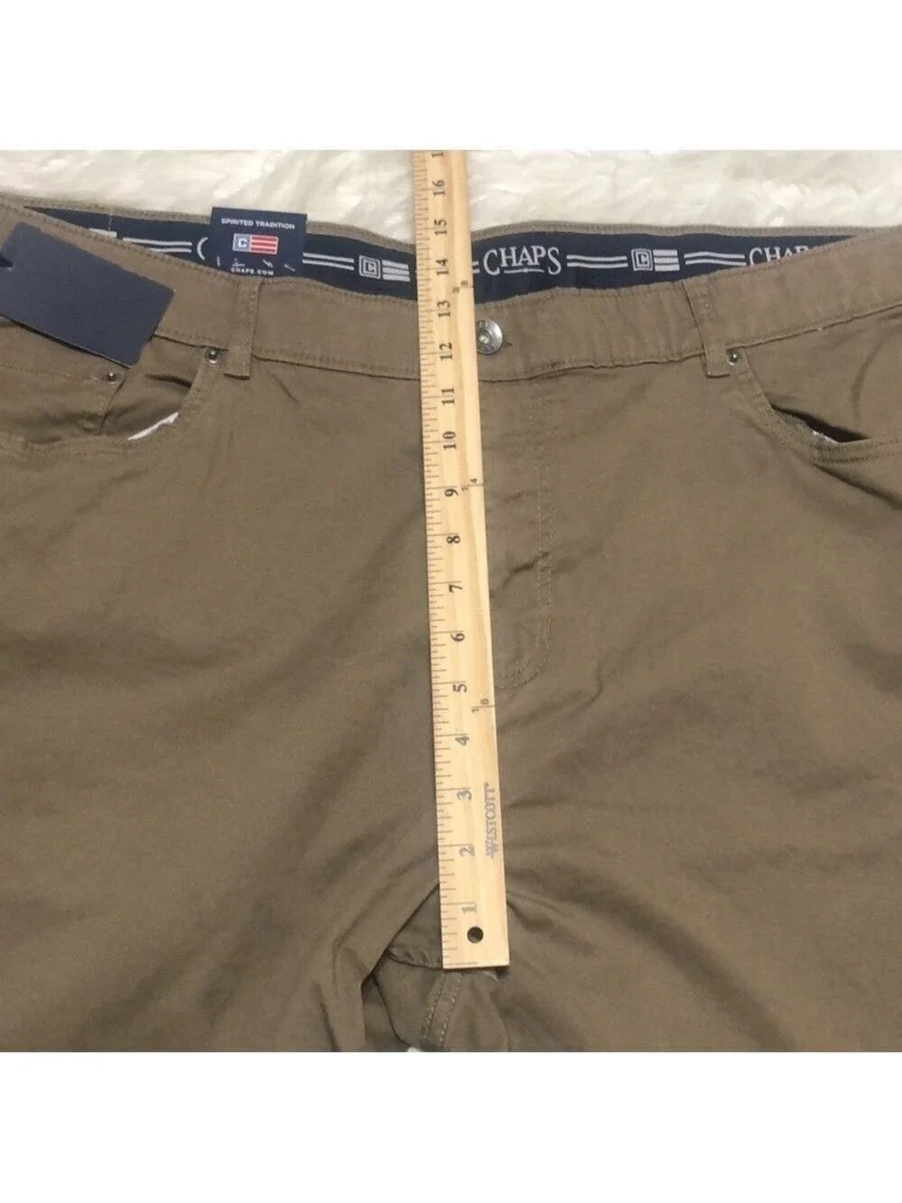 Chaps Slim Straight Chino Pants Sz 44 X 32